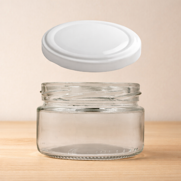 ✨Frasco de Vidrio Jar  170 ml  con Tapa de Aluminio- Ideal para Velas | desde $21 (mayoreo +25 pzas)