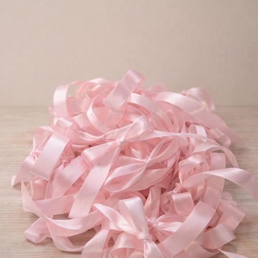 ✨Paquete 25 Moños Satín Decorativos para Empaque | Varios Colores