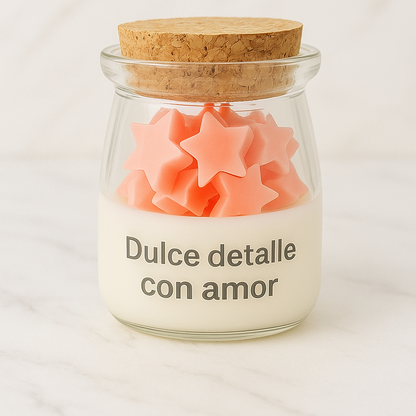 ✨Frasco con Estrellas Primera Comunión  – $65.55 c/u desde 25 pzas