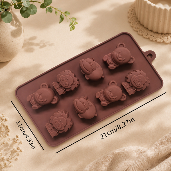 ✨Molde de Silicón  Animalitos– Ideal para Velas