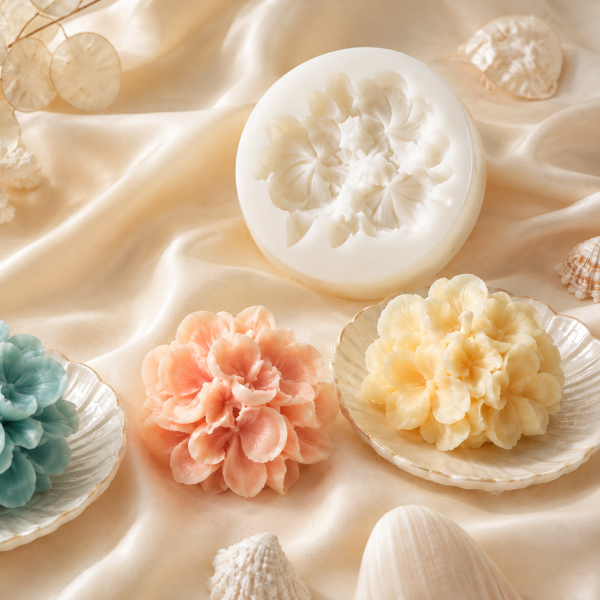 ✨Molde de Silicón  Flor Borboun– Ideal para Velas