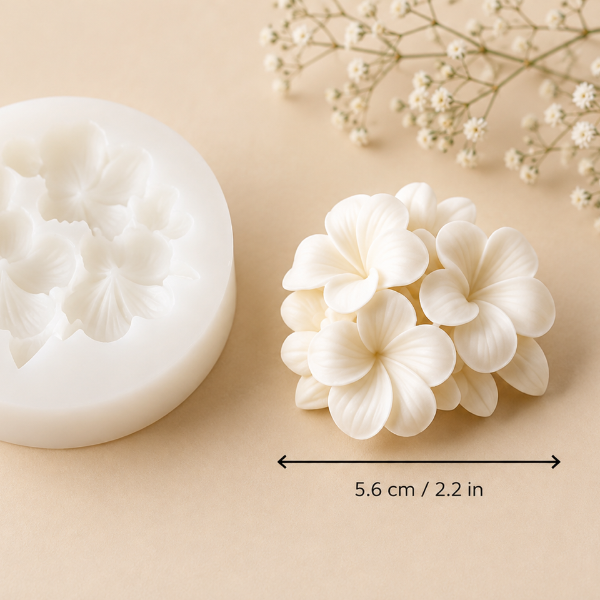 ✨Molde de Silicón  Flor Borboun– Ideal para Velas