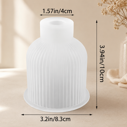 ✨Molde de Silicón Jarrón Florero– Ideal para Cemento