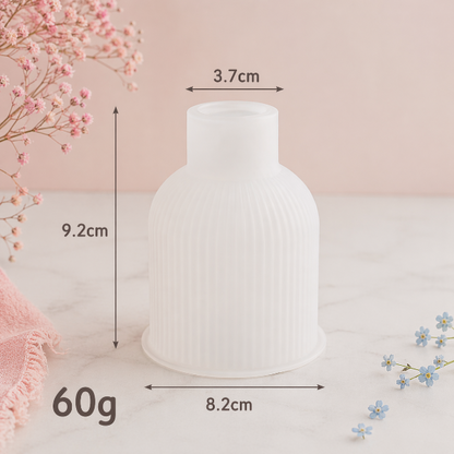 ✨Molde de Silicón Jarron Minimalista – Ideal para Cemento-$115.00