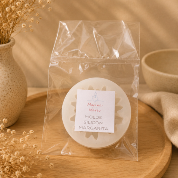 ✨Molde de Silicón  Margarita– Ideal para Velas