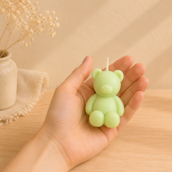 ✨Molde de Silicón  Osito – Ideal para Velas-$85.00
