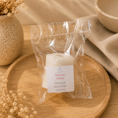 ✨Molde de Silicón  Osito – Ideal para Velas-$85.00