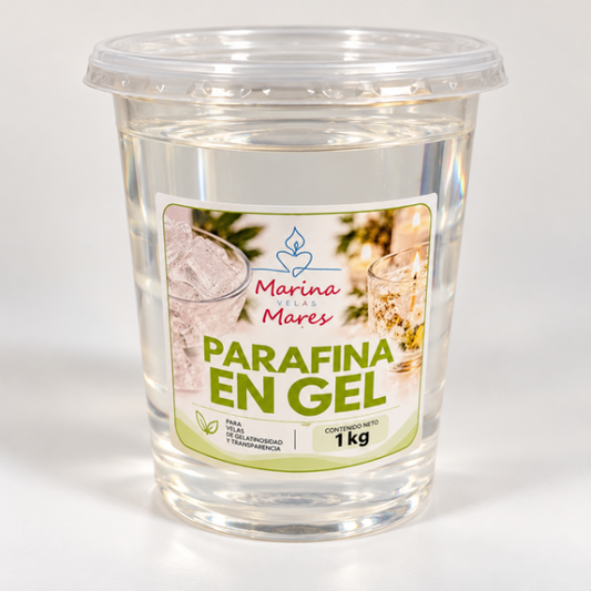✨ Parafina en Gel - Ideal para Velas Transparentes y Decorativas| 1 KG