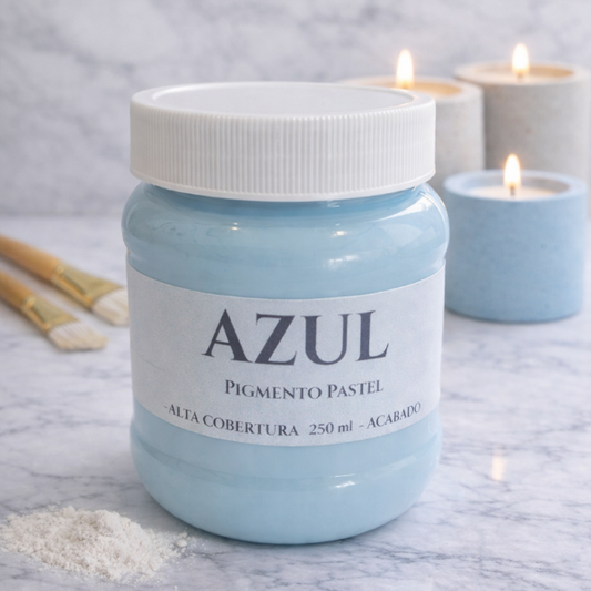 ✨ Pintura Azul para Cemento – Acabado Pastel Premium (250 ml/500ml)