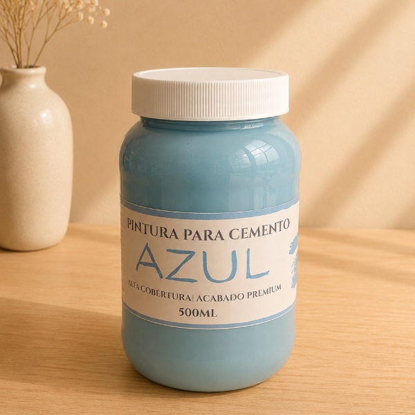 ✨ Pintura Azul para Cemento – Acabado Pastel Premium (250 ml/500ml)