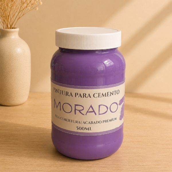 ✨ Pintura Morado para Cemento – Acabado Pastel Premium (250 ml/500ml)