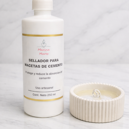 ✨Sellador para Piezas de Cemento y Macetas-Ideal para Velas y Decoracion- 250 ml/500 ml
