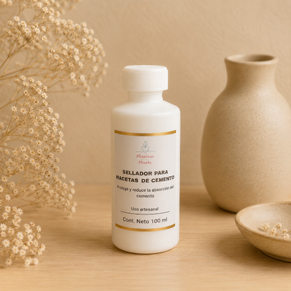 ✨Sellador para Piezas de Cemento y Macetas-Ideal para Velas y Decoracion- 100ml/250 ml/500 ml