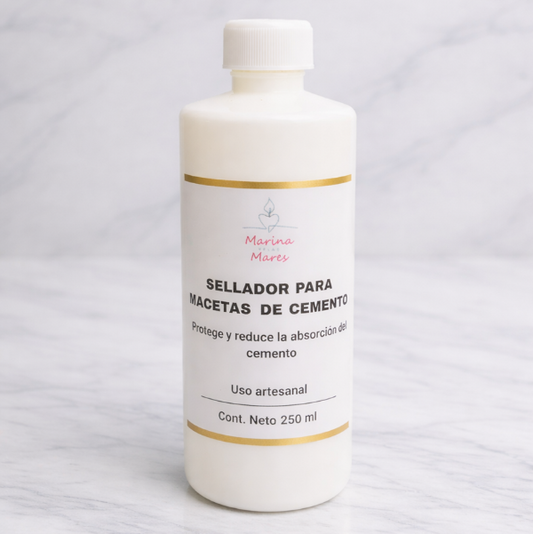 ✨Sellador para Piezas de Cemento y Macetas-Ideal para Velas y Decoracion- 250 ml/500 ml