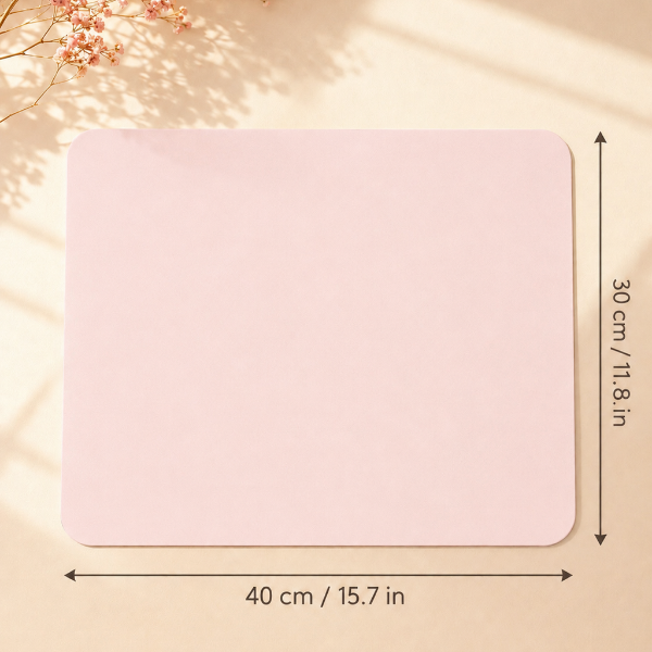 ✨ Tapetes Protectores Rosa de Silicón - Ideal para trabajar con Cera y Cemento-Pack de 3 piezas