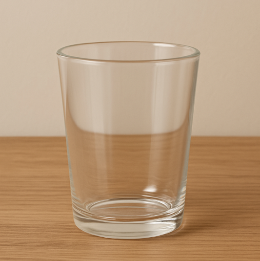 ✨Vaso Votivo de  Vidrio Transparente 100 ml- $18.00 c/u (mayoreo desde 25 pzas)