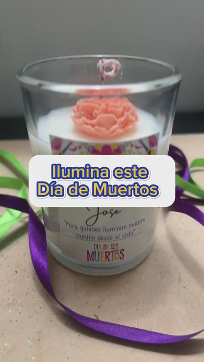 ✨Luz de Recuerdo ..Día de Muertos– $109.25 c/u desde 25 pzas