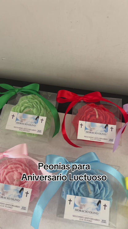 ✨Peonias Aniversario Luctuoso – $54.15 c/u desde 25 pzas