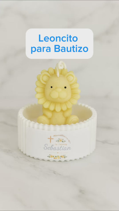 ✨Leoncito en Maceta  Bautizo– $74.10 c/u desde 25 pzas